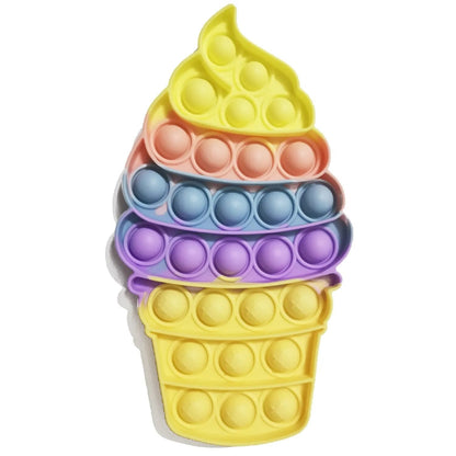Kawaii Animal Fidget Toys for Kids - Stress Relief Bubble Toy