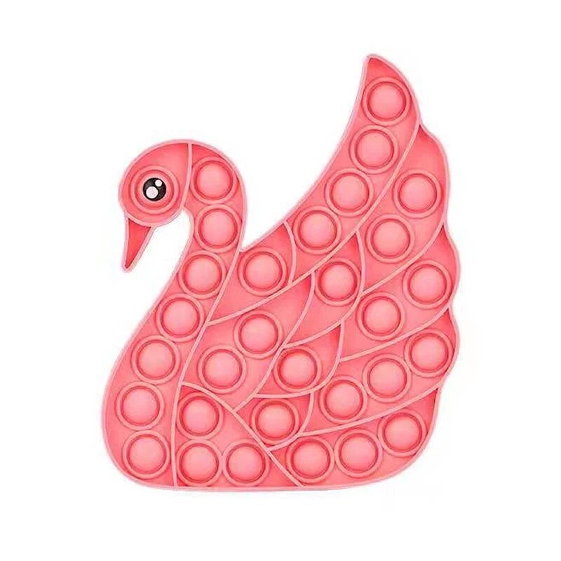 Kawaii Animal Fidget Toys for Kids - Stress Relief Bubble Toy