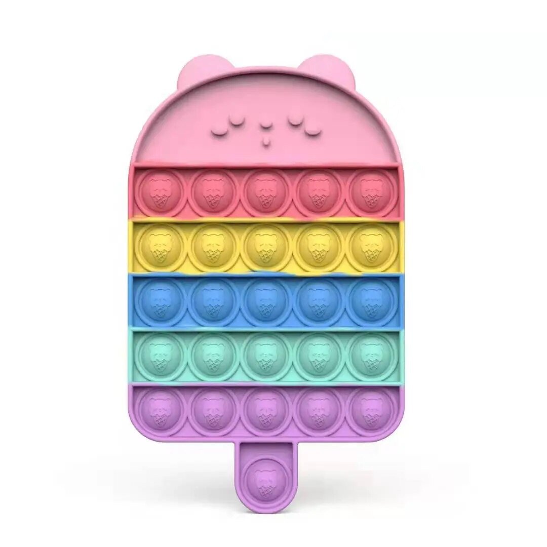 Kawaii Animal Fidget Toys for Kids - Stress Relief Bubble Toy