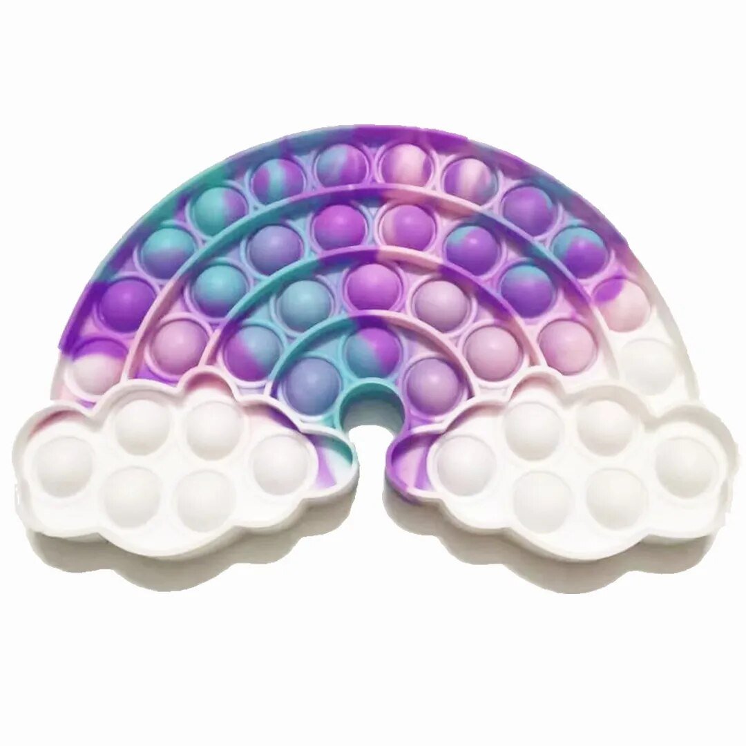Kawaii Animal Fidget Toys for Kids - Stress Relief Bubble Toy