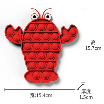 Kawaii Animal Fidget Toys for Kids - Stress Relief Bubble Toy