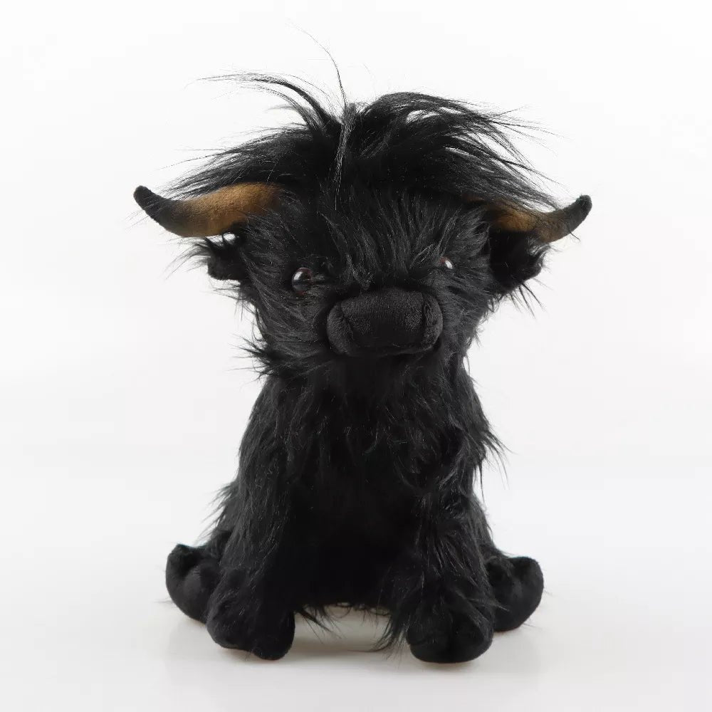 25cm Kawaii Highland Cow Doll - Soft, Stuffed Toy