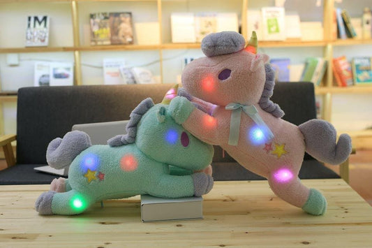 Soft Horse Kawaii Rainbow Unicorn Doll