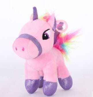 Soft Horse Kawaii Rainbow Unicorn Doll