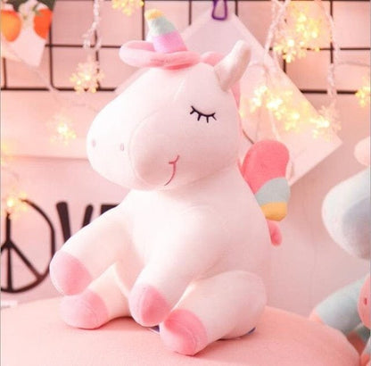 Soft Horse Kawaii Rainbow Unicorn Doll
