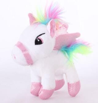Soft Horse Kawaii Rainbow Unicorn Doll
