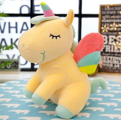 Soft Horse Kawaii Rainbow Unicorn Doll