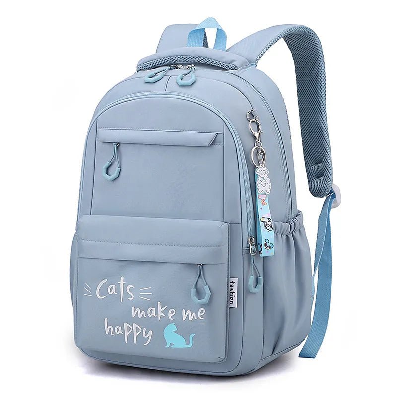 Kawaii Waterproof School Backpack for Girls: Large, Stylish Bookbag