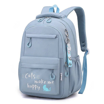 Kawaii Waterproof School Backpack for Girls: Large, Stylish Bookbag