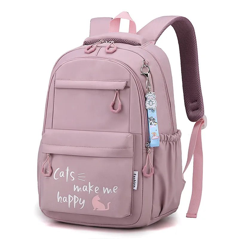 Kawaii Waterproof School Backpack for Girls: Large, Stylish Bookbag
