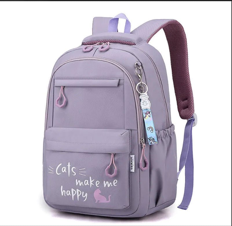 Kawaii Waterproof School Backpack for Girls: Large, Stylish Bookbag
