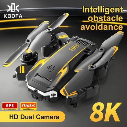 KBDFA New G6 Drone - 8K Cam, GPS, Obstacle Avoidance - Professional Quadcopter Toy
