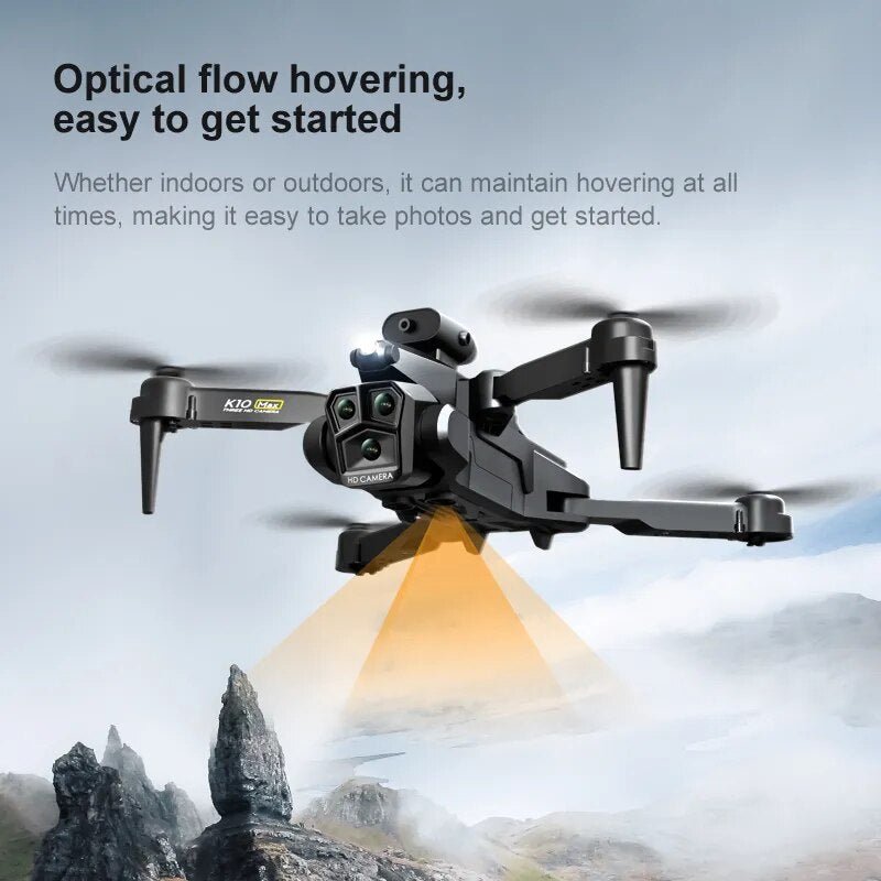 KBDFA K10 Max Drone - 4K Aerial Photography, 8K Cam, Obstacle Avoidance - Quadcopter Gifts