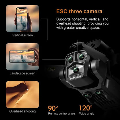 KBDFA K10 Max Drone - 4K Aerial Photography, 8K Cam, Obstacle Avoidance - Quadcopter Gifts