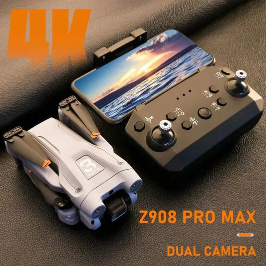 KBDFA MINI Z908Pro Max Drone - 4K Cam, Obstacle Avoidance, FPV RC Quadcopter Toy