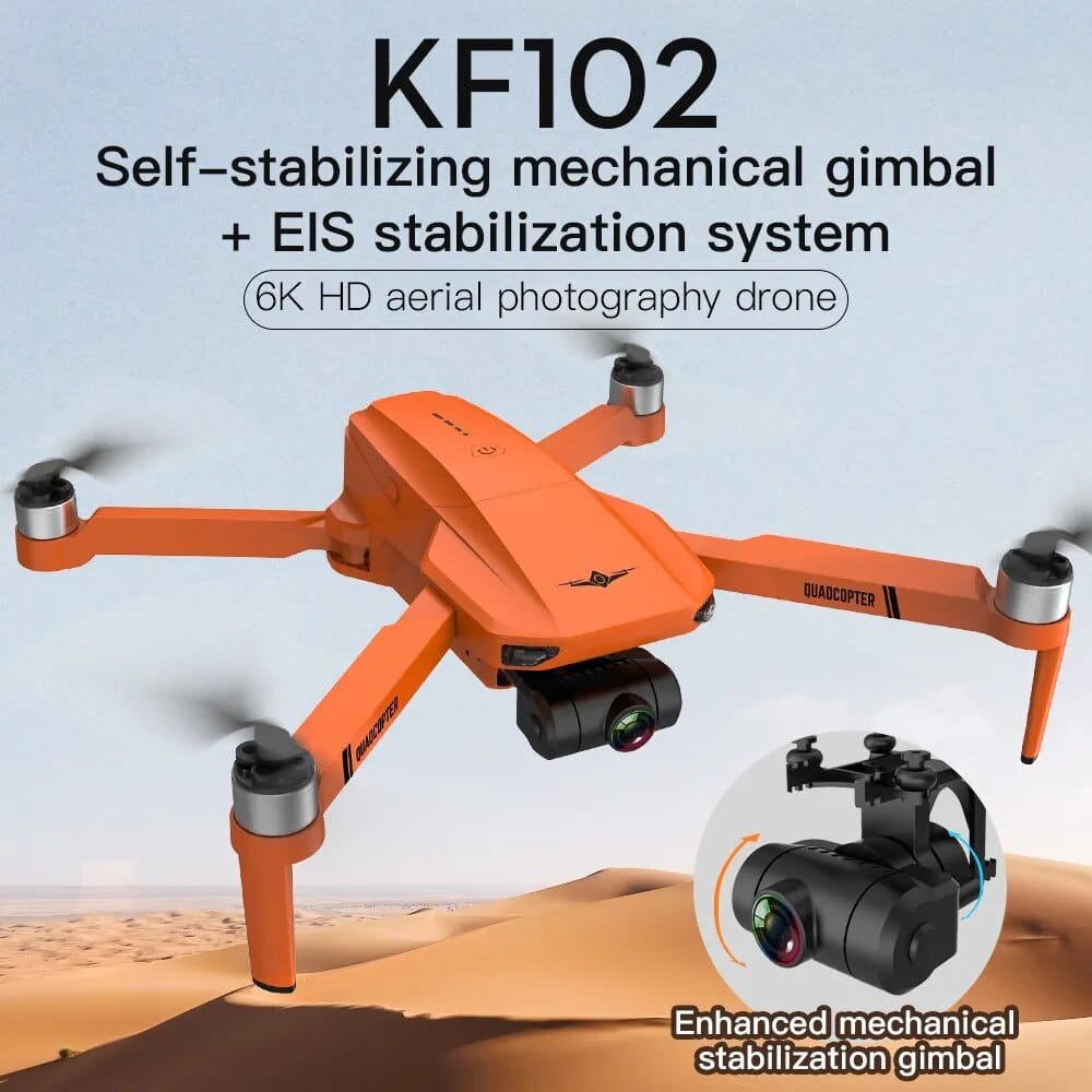 New KF102 GPS Drone - 8K Camera, Anti-Shake, Foldable Quadcopter, 1.2km Range