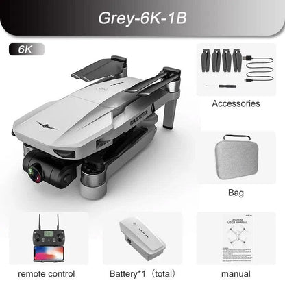 New KF102 GPS Drone - 8K Camera, Anti-Shake, Foldable Quadcopter, 1.2km Range