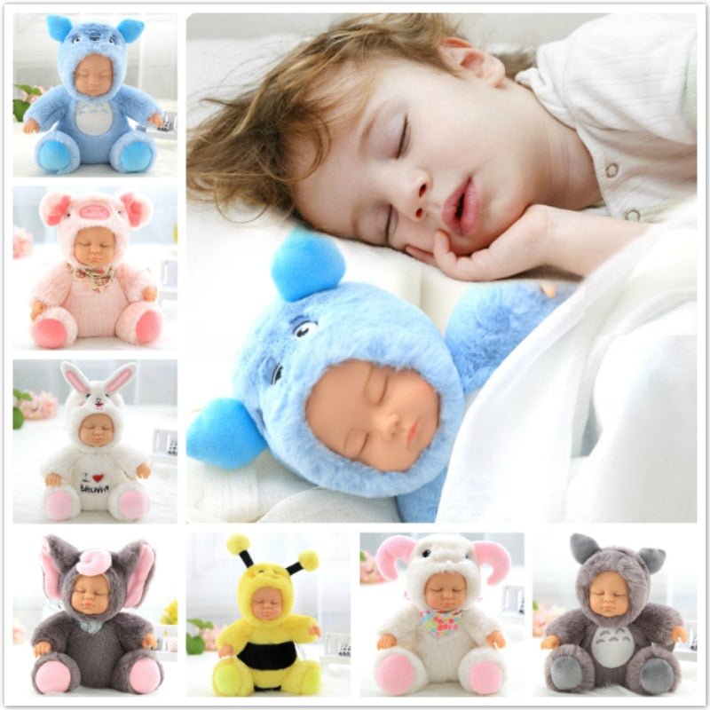 Kids Accompany Sleep Cute Face Plush Animal Doll Toy