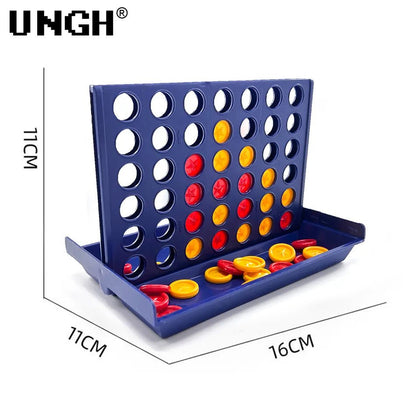 Classic Family Board Game: Four in a Row Bingo Chess
