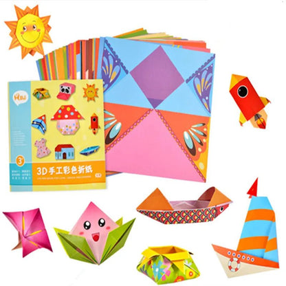 Cartoon Animal Origami Book: Educational Paper Craft Toy