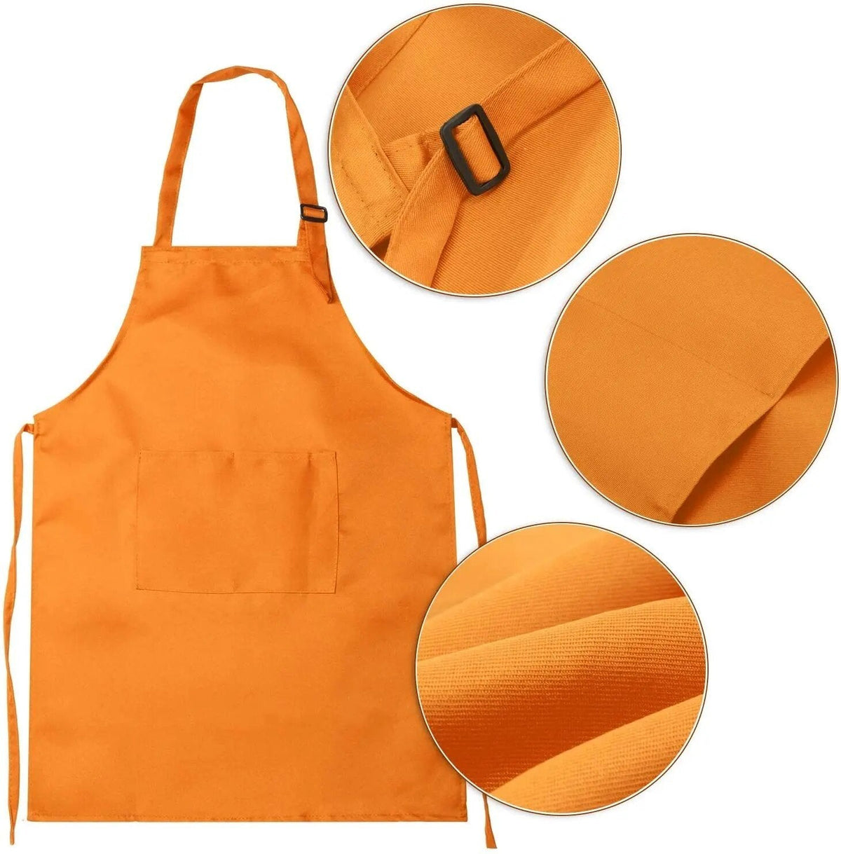 4pcs Kids' Apron Set - Front Pocket, Craft & Cooking Aprons