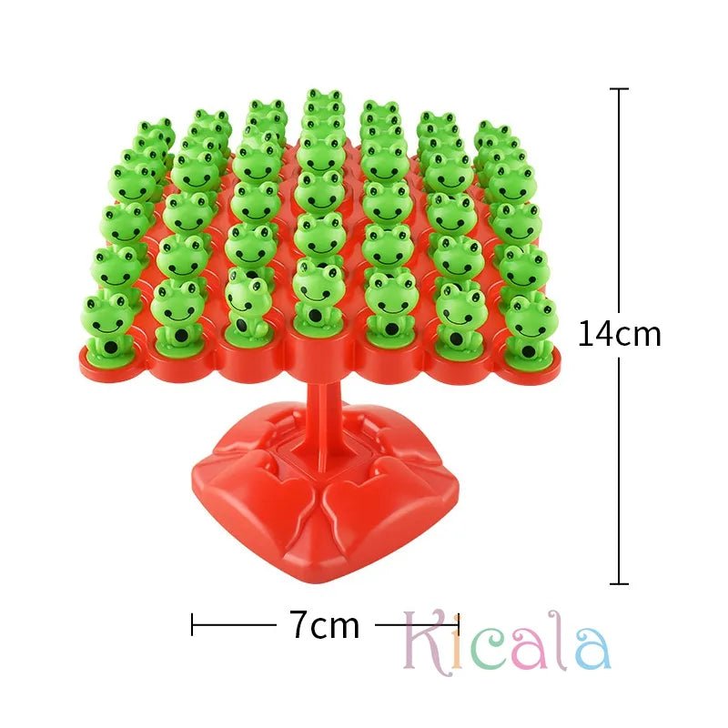 Balancing Frog Tree: Montessori Math Puzzle Toy