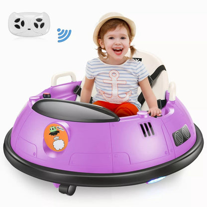 Kids Ride-On Bumper Car with 360° Spin
