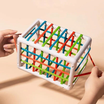 Colorful Shape Blocks: Montessori Motor Skill Toy