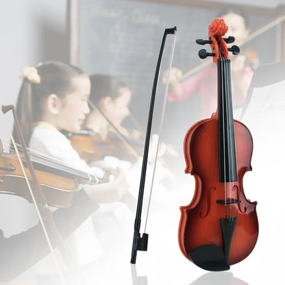 Adjustable String Kids' Play Violin - Educational Toy, Random Colors