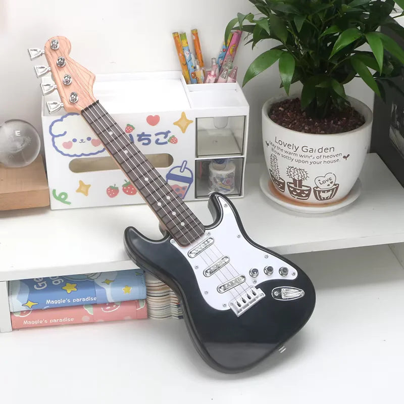 Kids 4-String Electric Guitar Toy – Portable Music Maker