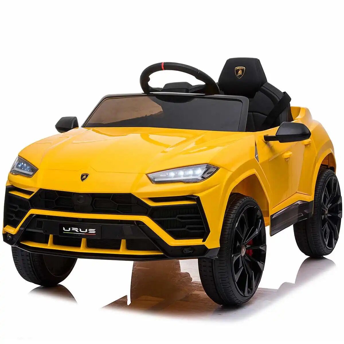 Kids' Electric Car with Remote - 4-Wheel LED & Music Ride-On