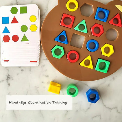 Colorful Geometric Puzzle: Early Educational Toy