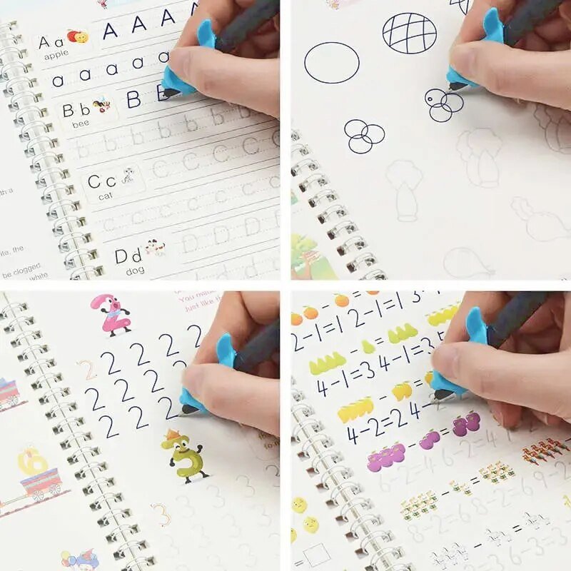 Kids' Reusable Handwriting Workbook: Educational Writing Practice Toy Gift