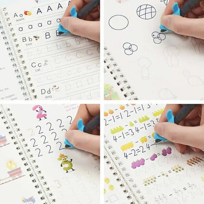 Kids' Reusable Handwriting Workbook: Educational Writing Practice Toy Gift