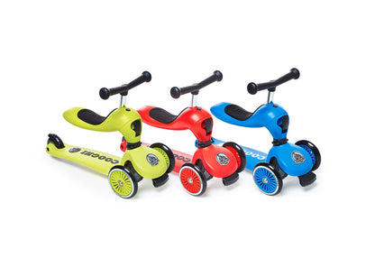 2-in-1 Kids 3 Wheel Height Adjustable Scooter Ride On Toys from 1-5 Years and Up