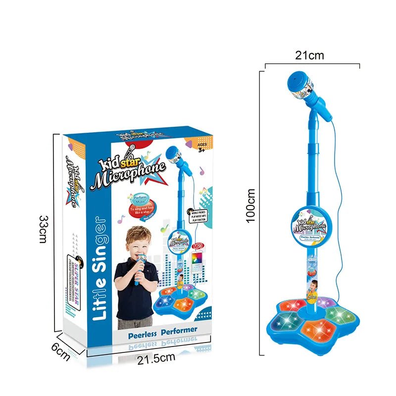 Kids' Karaoke Microphone with Stand - Educational Music Toy