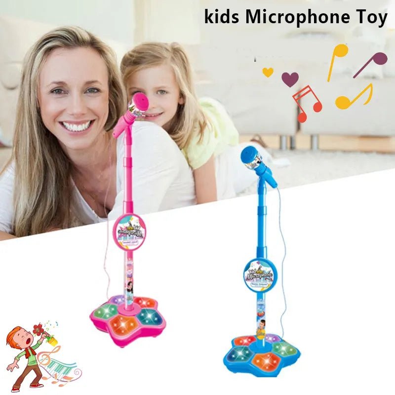 Kids' Karaoke Microphone with Stand - Educational Music Toy