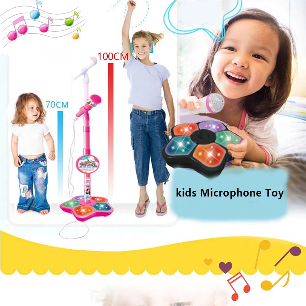 Kids' Karaoke Microphone with Stand - Educational Music Toy