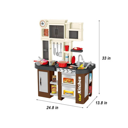 Kitchen Playsets With Window And Running Water Toys For Kids