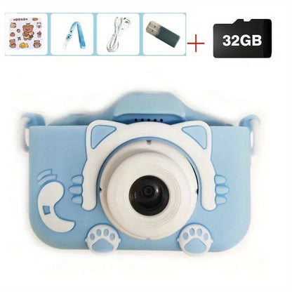 Kids Mini Camera: Digital Toy with 32GB SD Card