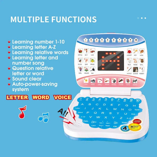 Kids' Learning Laptop - Electronic Preschool Education Toy