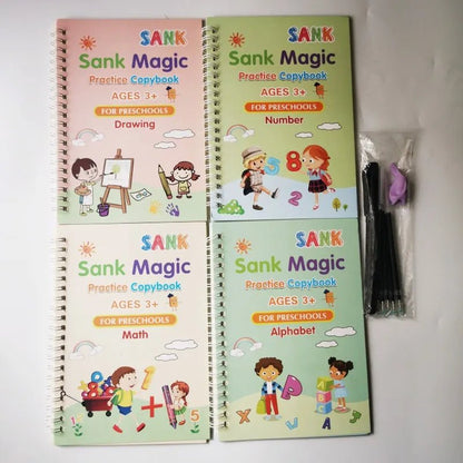 Kids' Reusable Handwriting Workbook: Educational Writing Practice Toy Gift