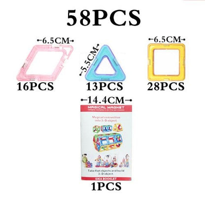 Magnetic Technic Plastic Building Blocks Assembly Toys For Children