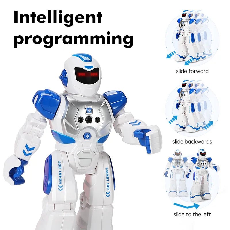 Mechanical Police Robot, Infrared Sensor, Singing, for Kids