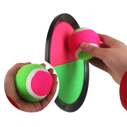 Kids Sucker Sticky Ball Game Set - Outdoor Fun Toy