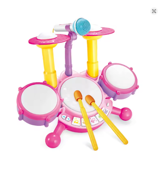 Kids Drum Set - Musical Baby Educational Instruments Toys
