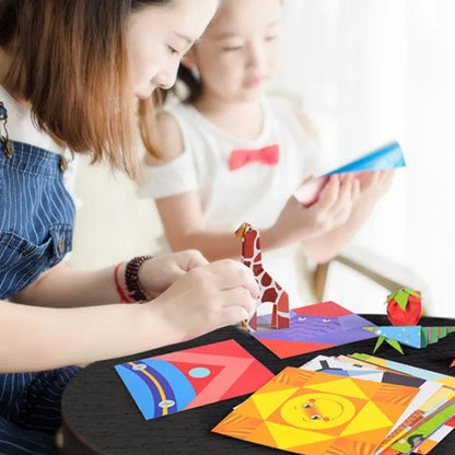 Cartoon Animal Origami Book: Educational Paper Craft Toy
