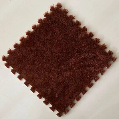 Soft Plush Interlocking Kids Play Mat Tiles – 30×30 cm