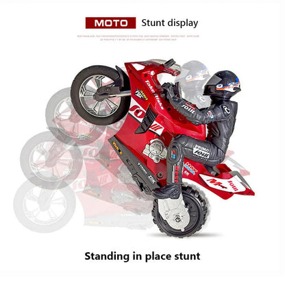 High-Speed 1:10 RC Racing Motorcycle for Kids