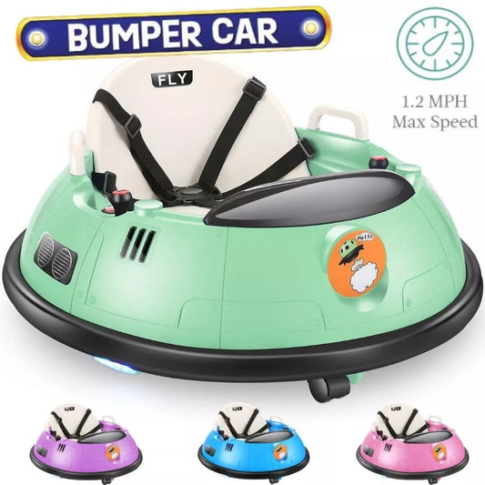 Kids Ride-On Bumper Car with 360° Spin